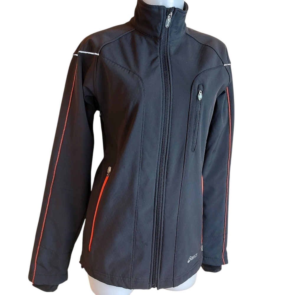 ASICS Running Hiking Jacket Shell Full-Zip Pockets Insulated Size S
